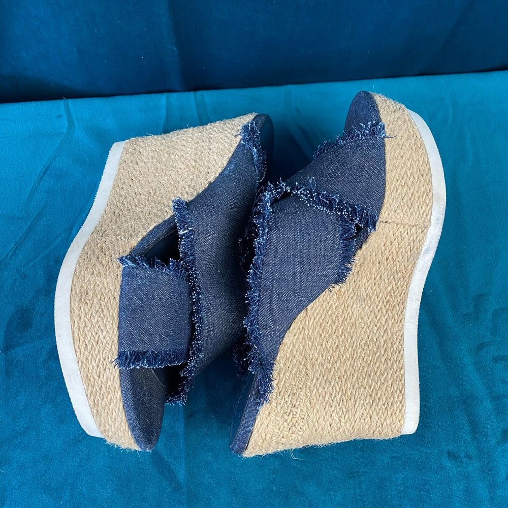 Rampage Denim Fabia Espadrille Wedge - Picture 6 of 6